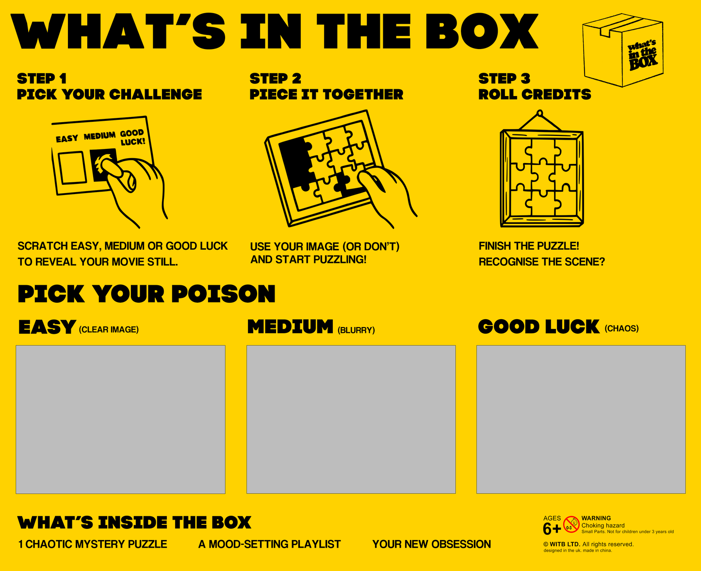 THE FIRST MYSTERY PUZZLE